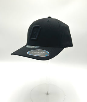 WPT Snapback Icon Hat (Black / Black Logo)