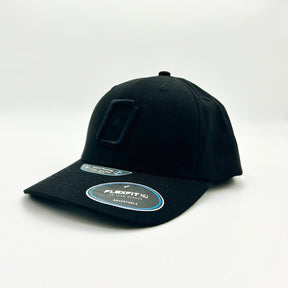 WPT Snapback Icon Hat (Black / Black Logo)