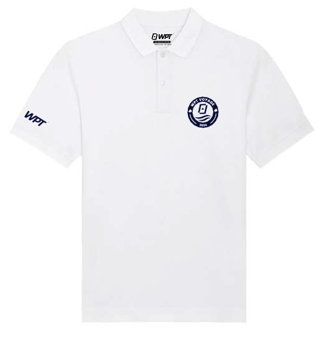 WPT Voyage Men's Polo Shirt (White)