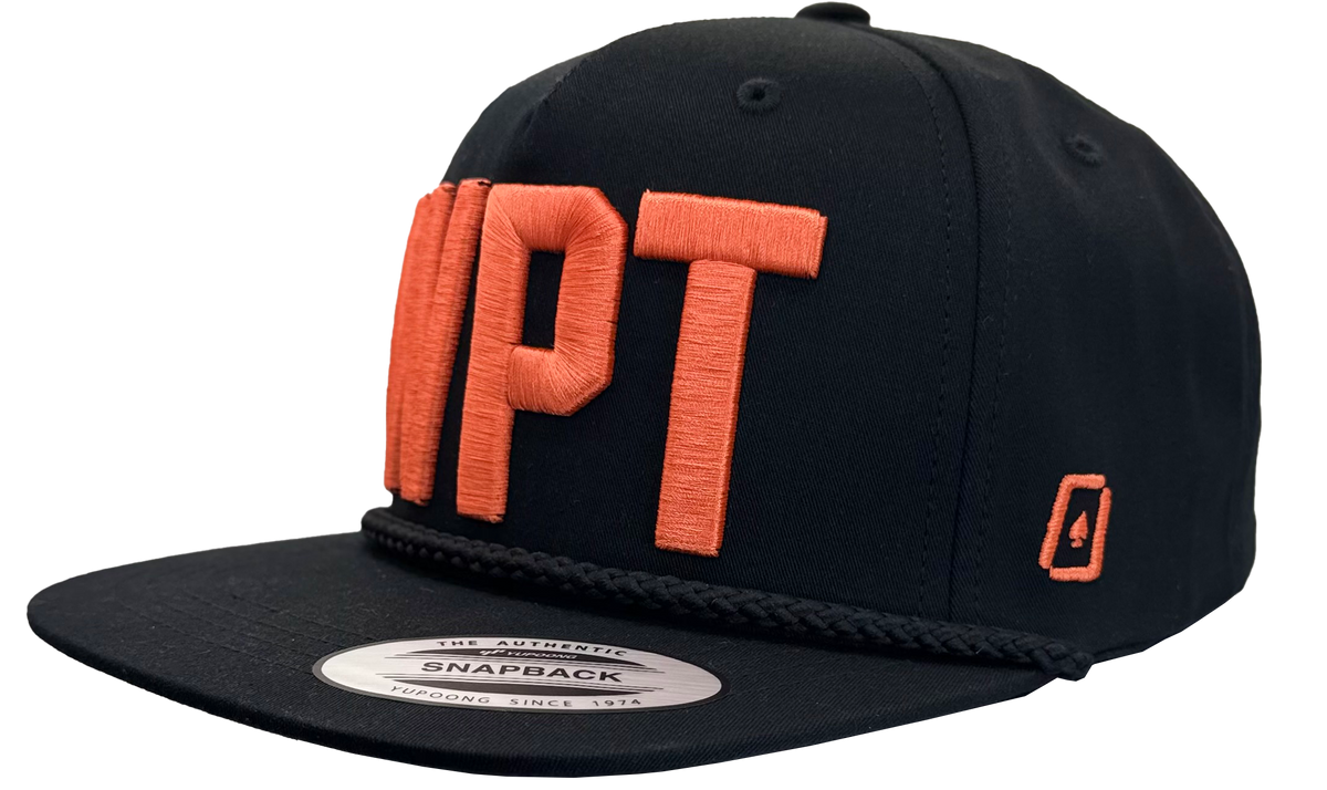 WPT Big Block Hat (Black/Orange)