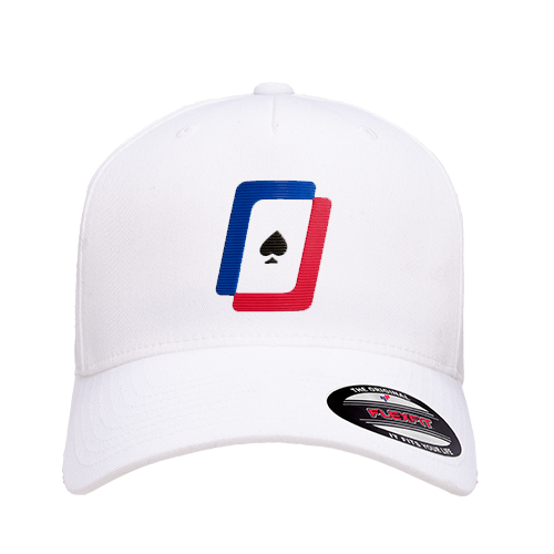 WPT Flexfit logo) (white/color Hat