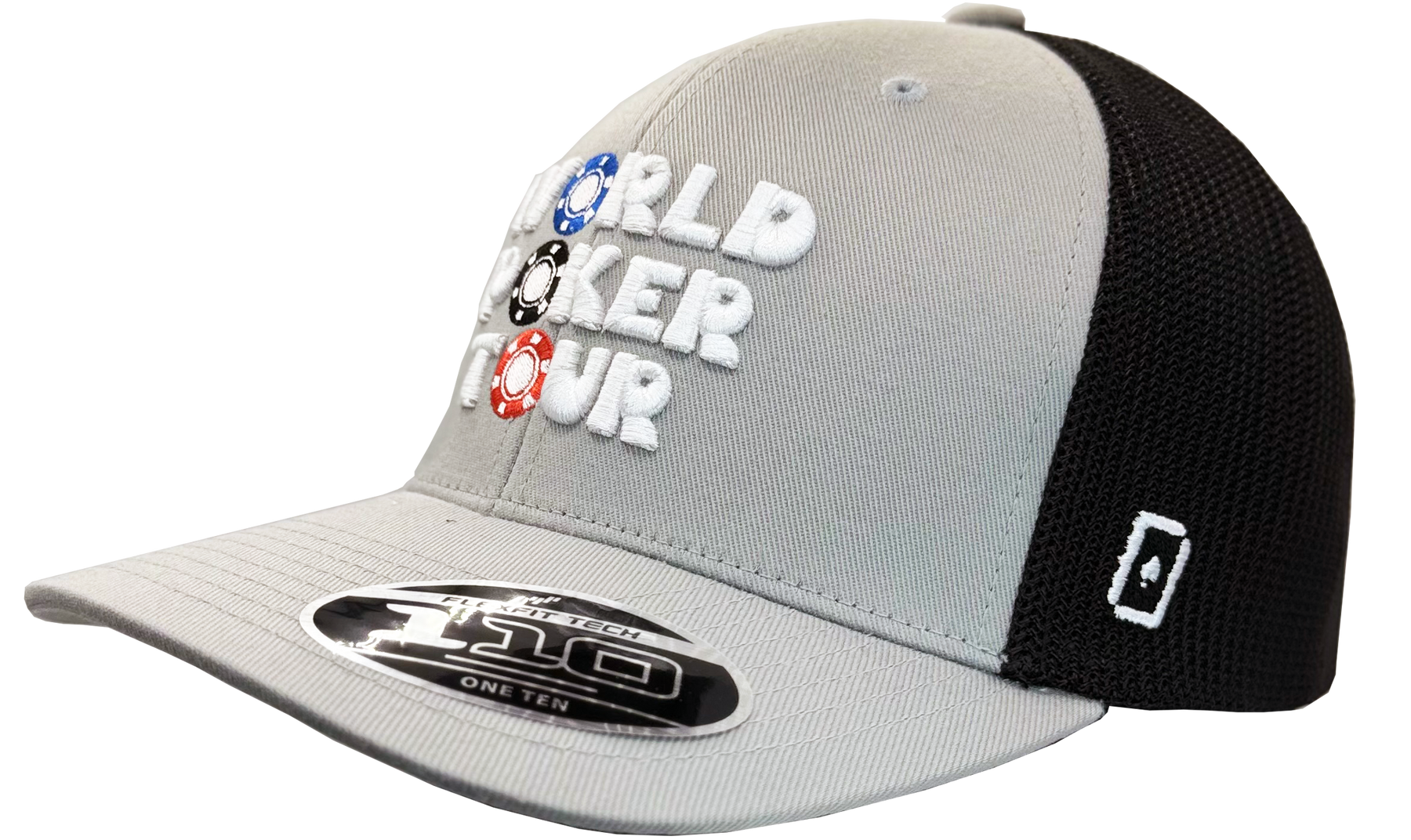 WPT Chip Logo Trucker Hat (Grey/Black)